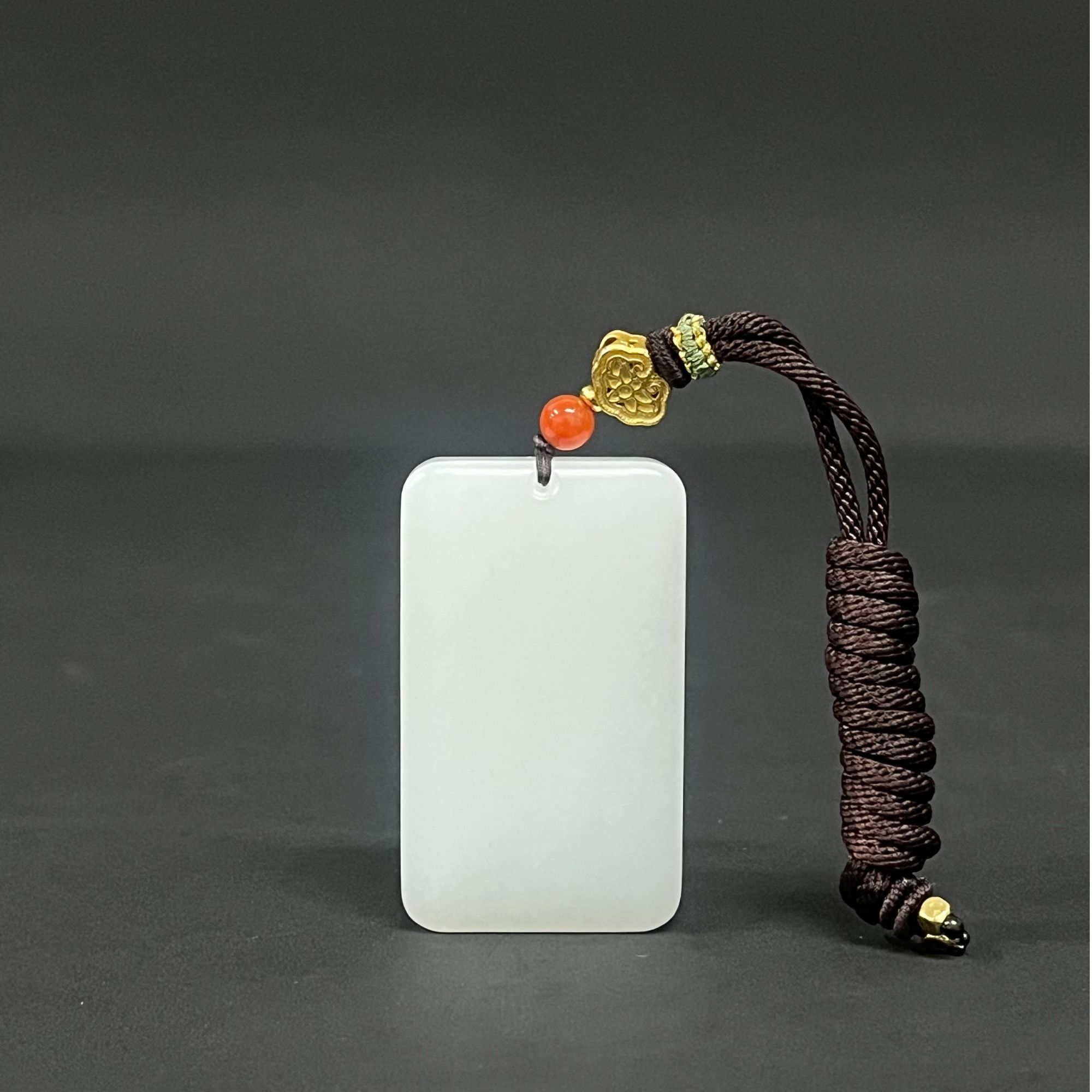 清/和田玉/平安无事牌/HTY268010211