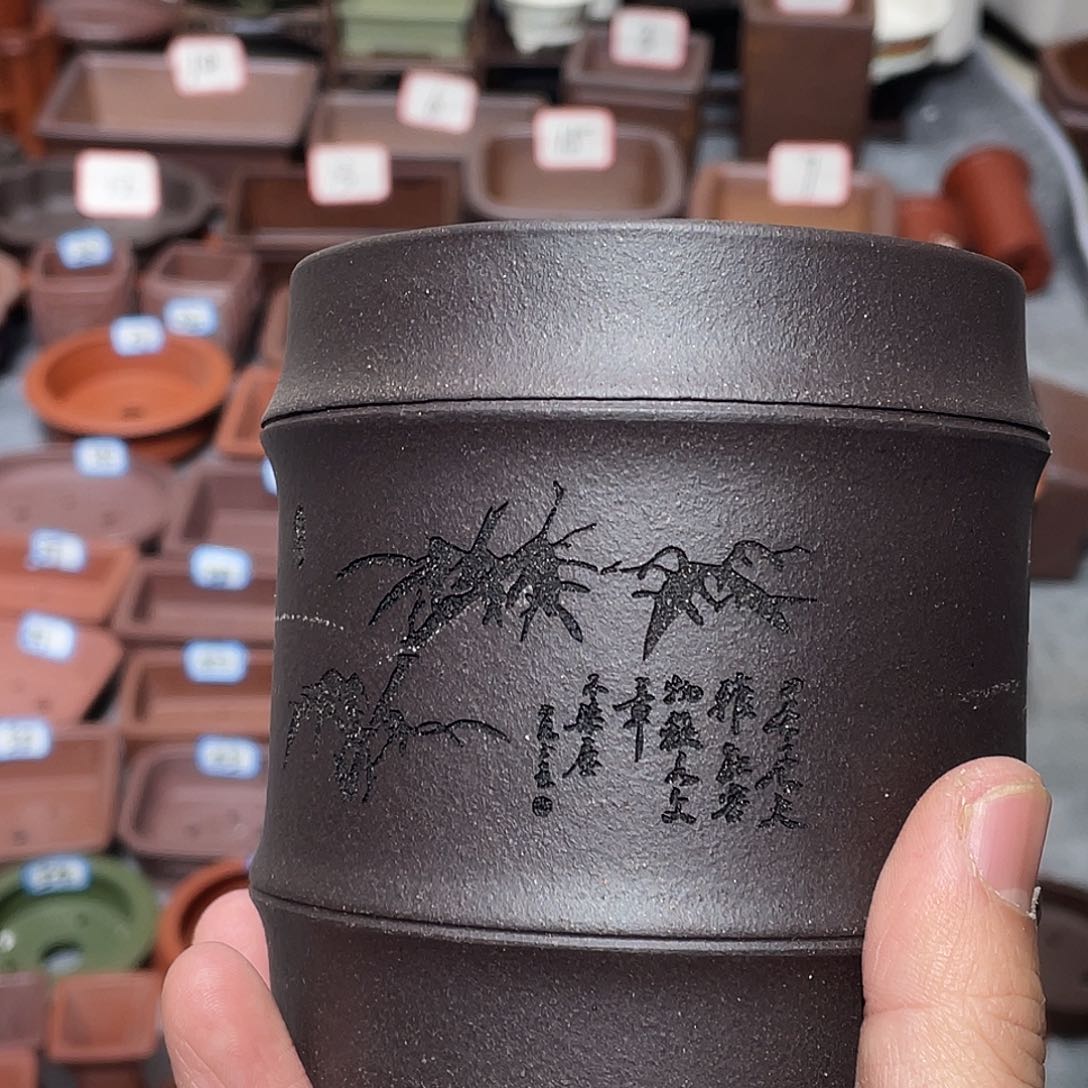 紫砂紫砂小盆8.5*9