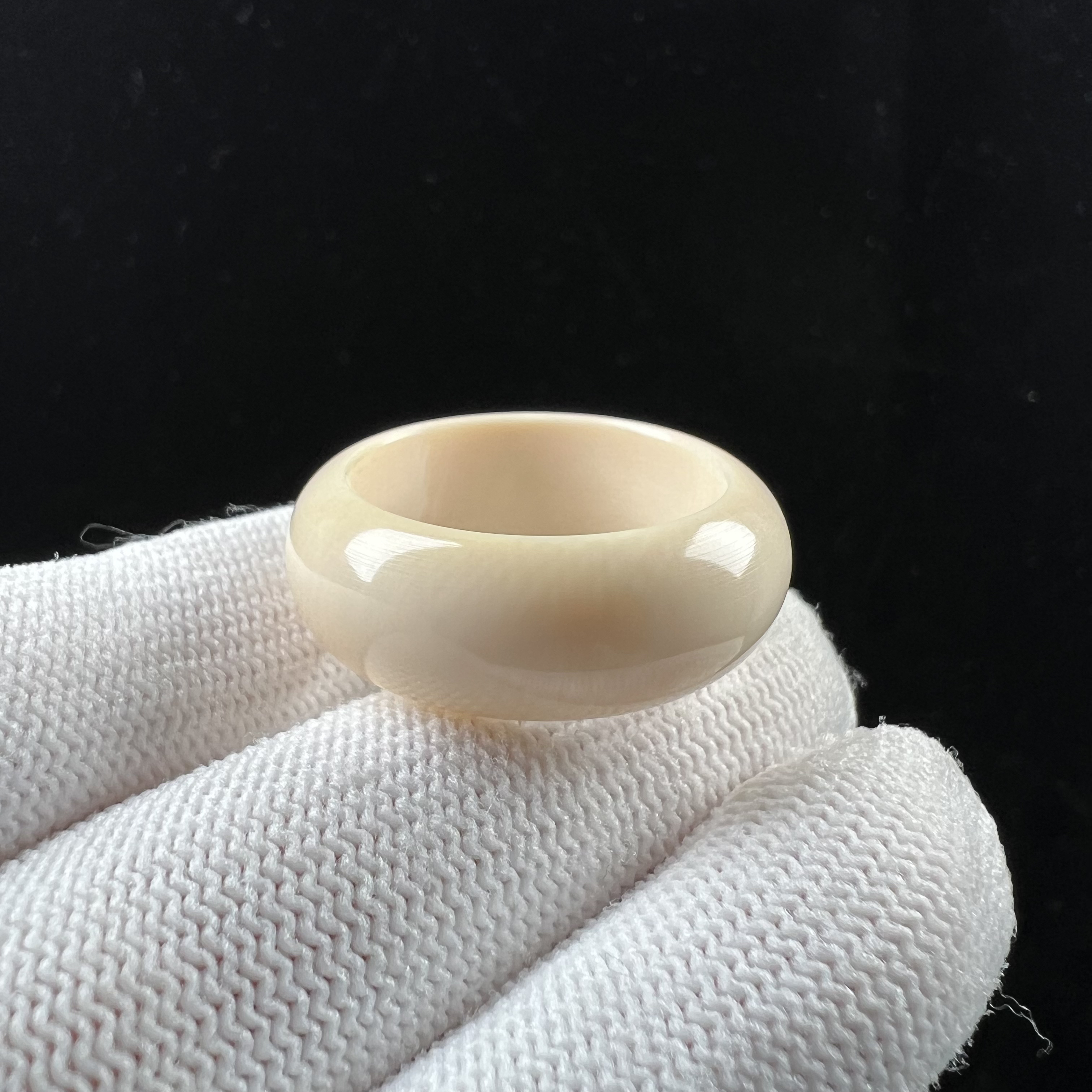 S2187天然猛犸跑环 戒圈20.7x9.7mm支持鉴定假一罚四