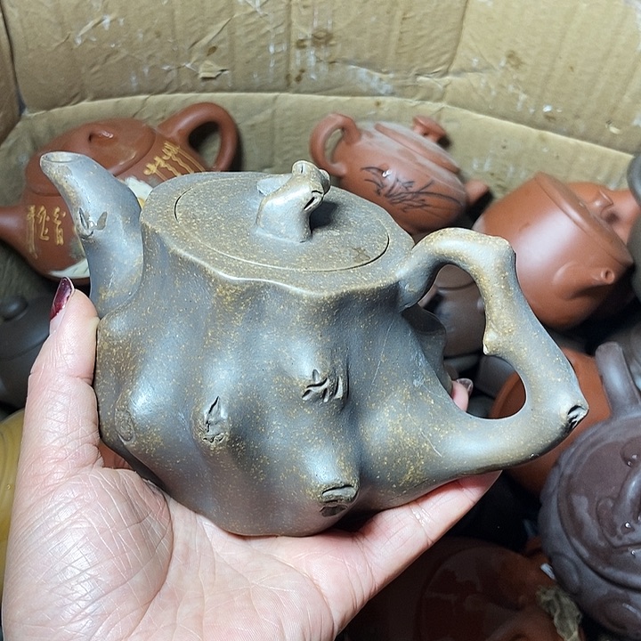 全手工制作宜兴紫砂茶壶