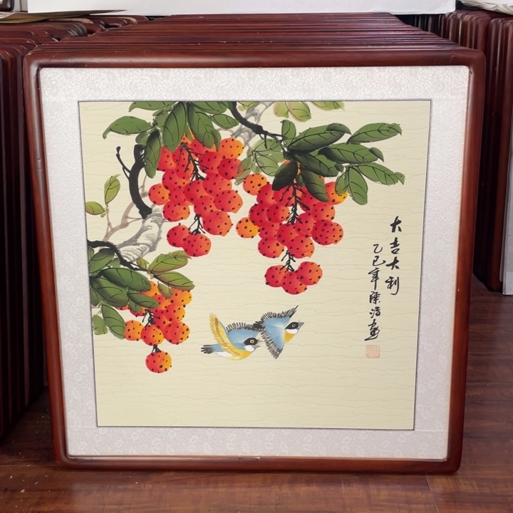 国画带框尺寸63*63厘米