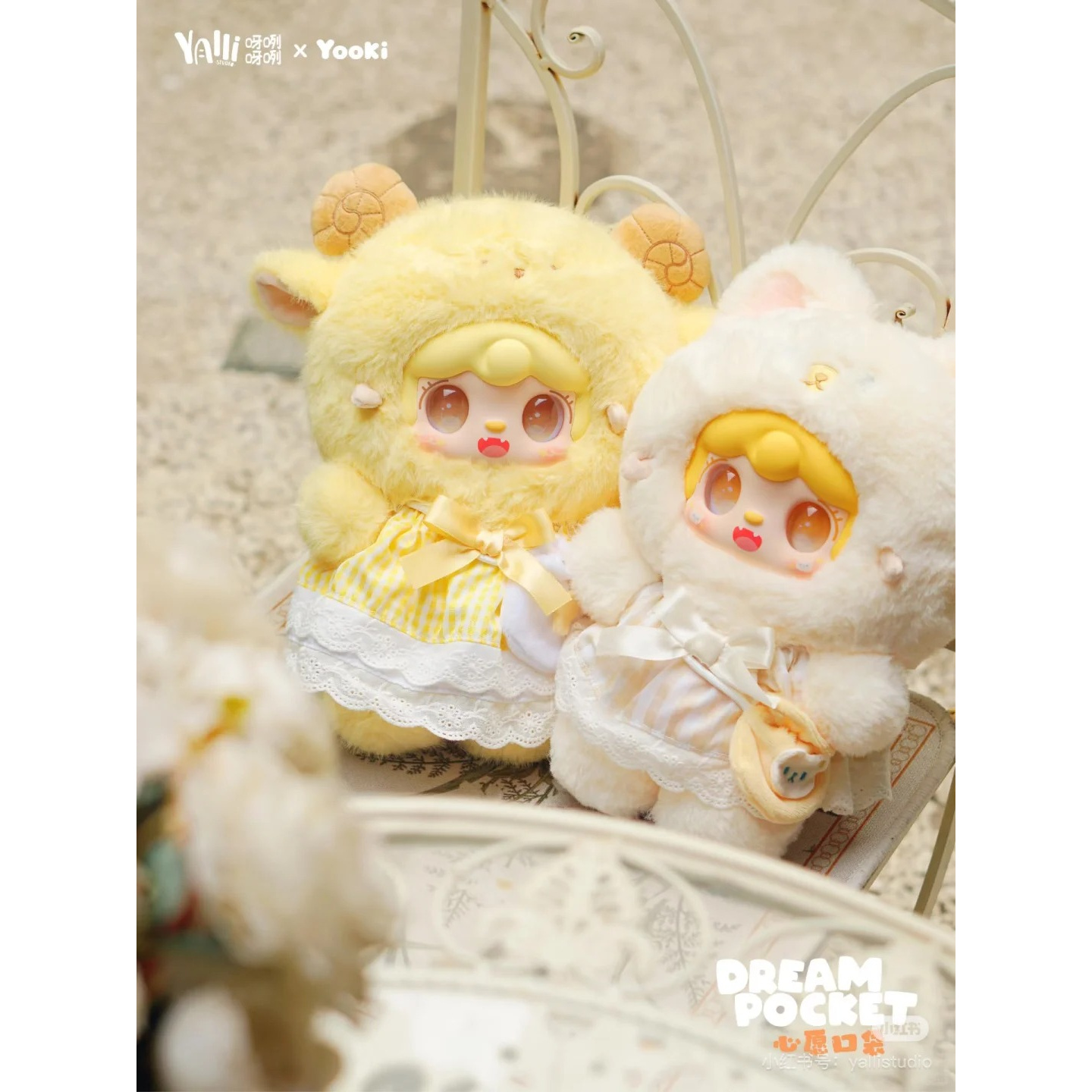 Yooki氧氧400%二代心愿口袋毛绒盲盒潮玩手办