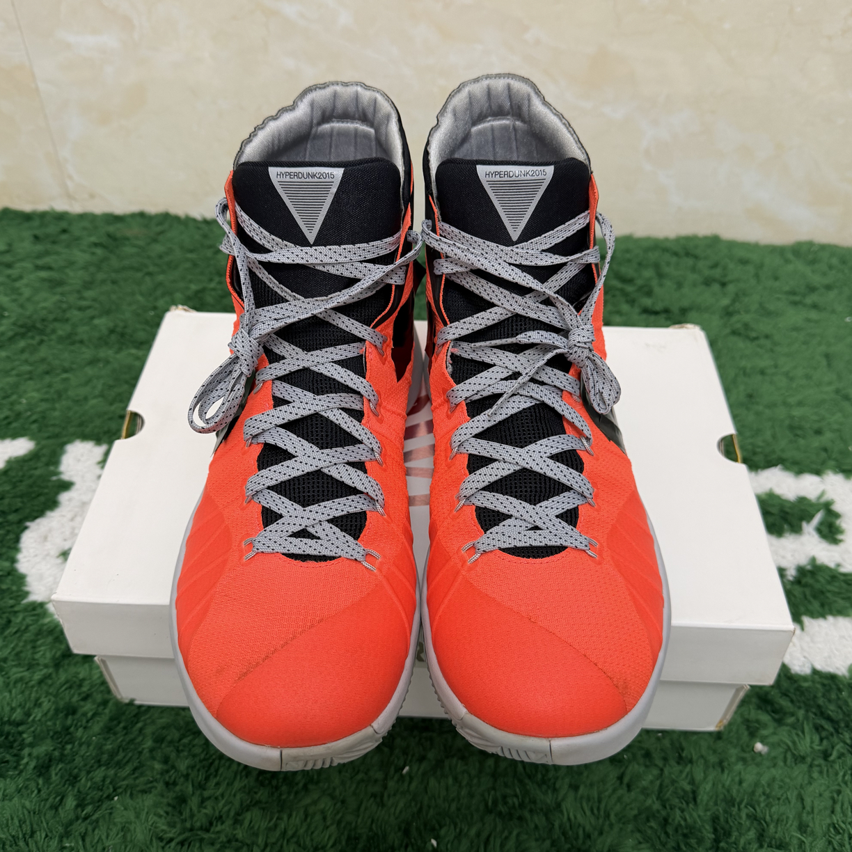 44.5码/hd2015白橙实战篮球鞋