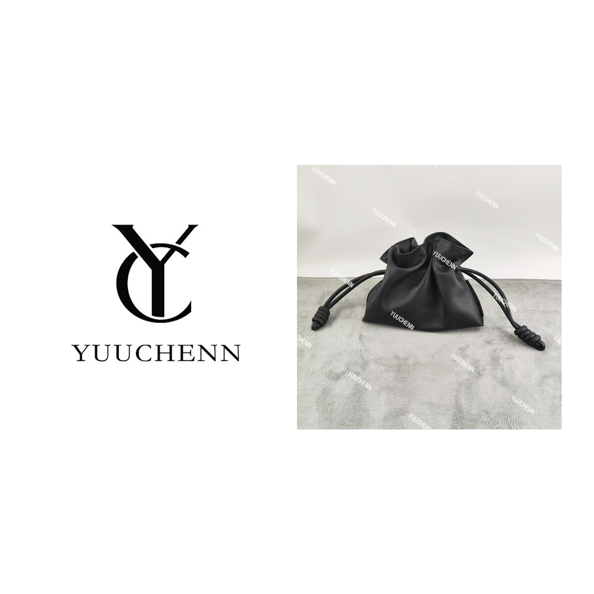 YUUCHENN/25cm原创设计高定真皮包 HH4398