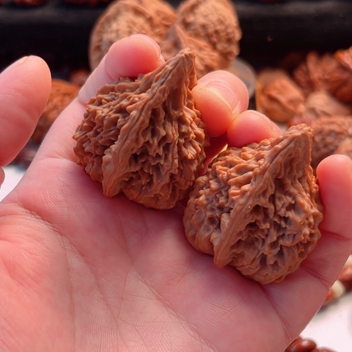 文玩核桃把件37尺寸晋鸡半壁