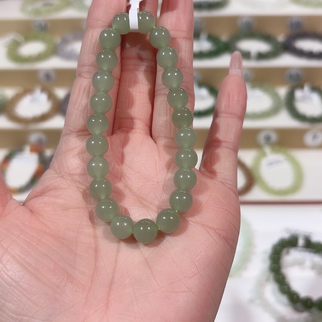 和田玉手链未镶嵌V