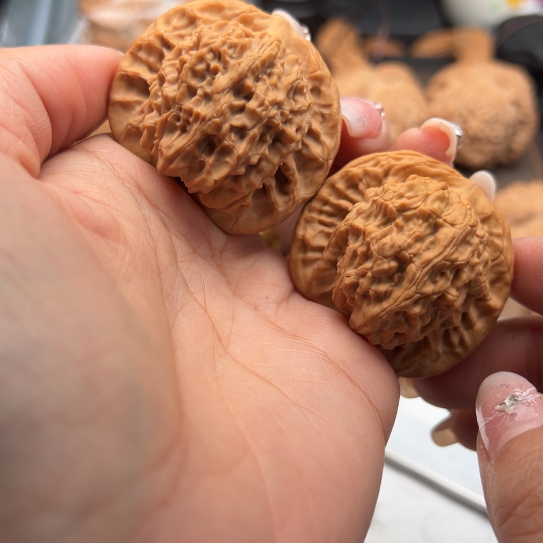 文玩核桃把件宽边42