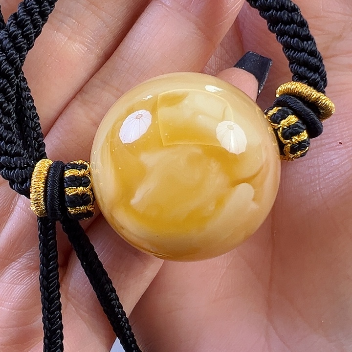 蜜蜡颈饰未镶嵌蜜蜡