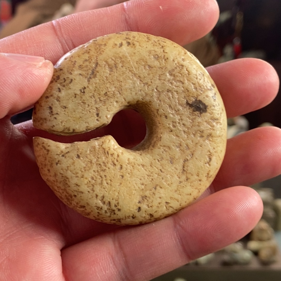 和田玉挂件未镶嵌古***军