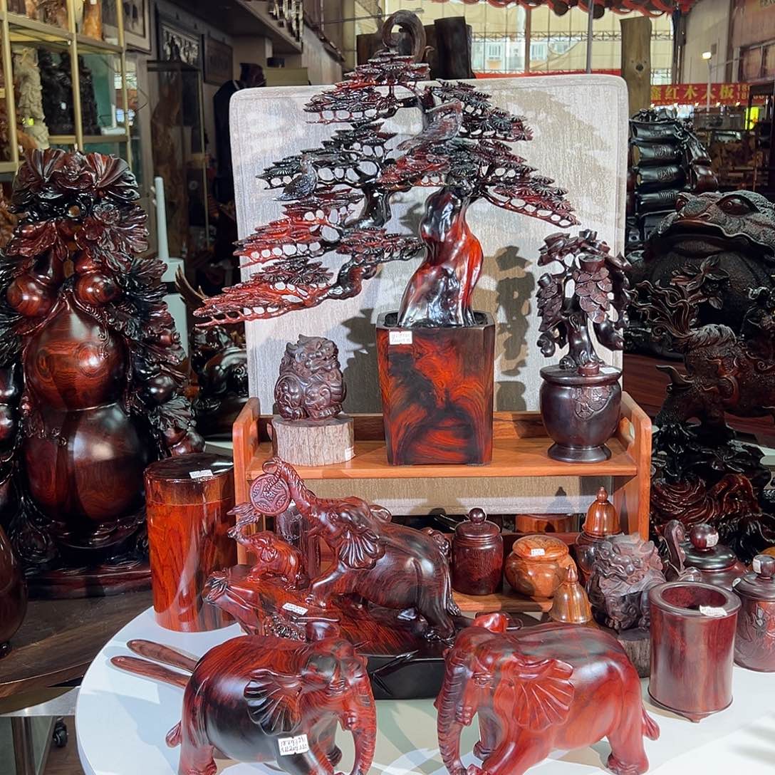 大***哥香榧木老挝大红酸枝迎客松