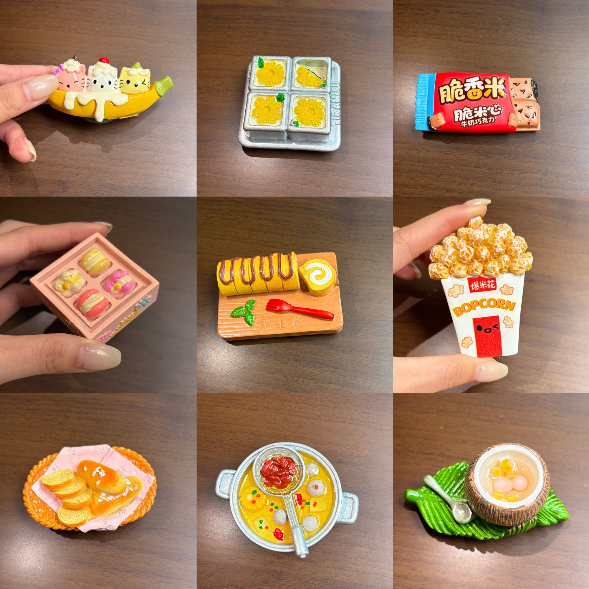 【自选热门冰箱贴】甜品蛋糕食玩冰箱贴 磁性家具饰品可爱立体创意