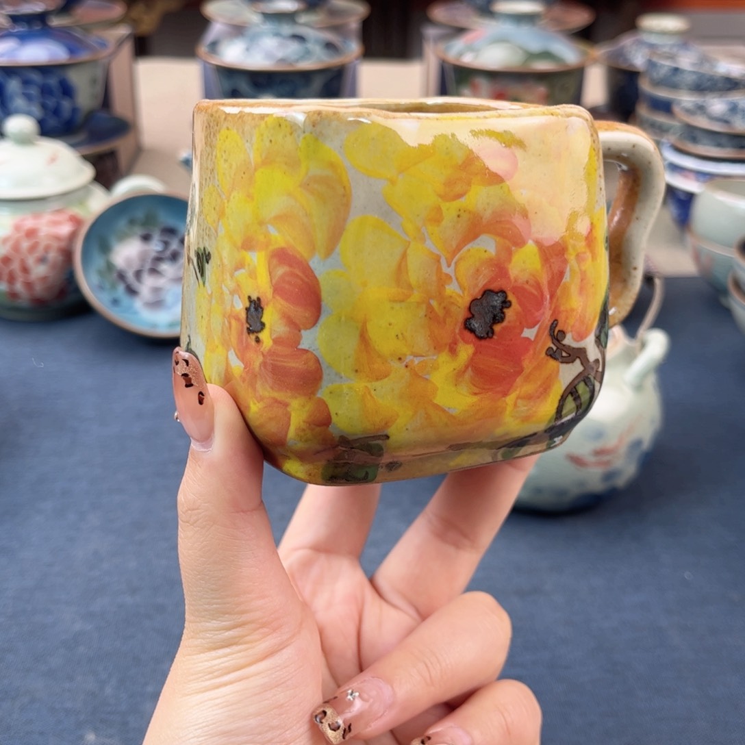 杯景德镇陶瓷杯子