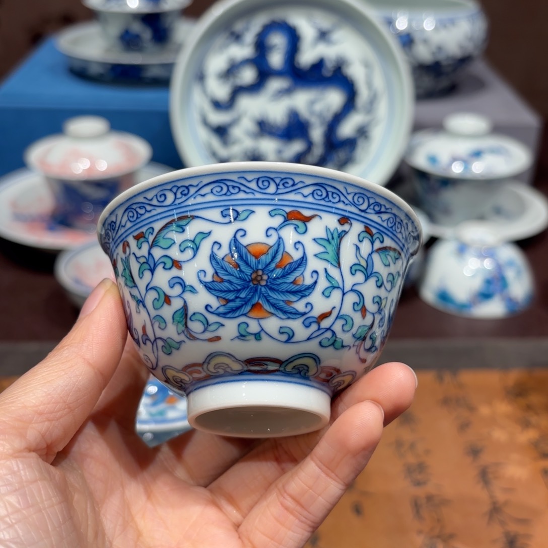 瓷片景德镇纯手工手绘