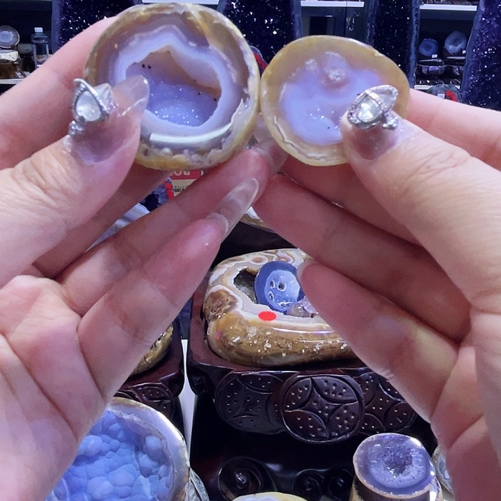 未镶嵌紫晶大型摆件（非配饰）永**弃