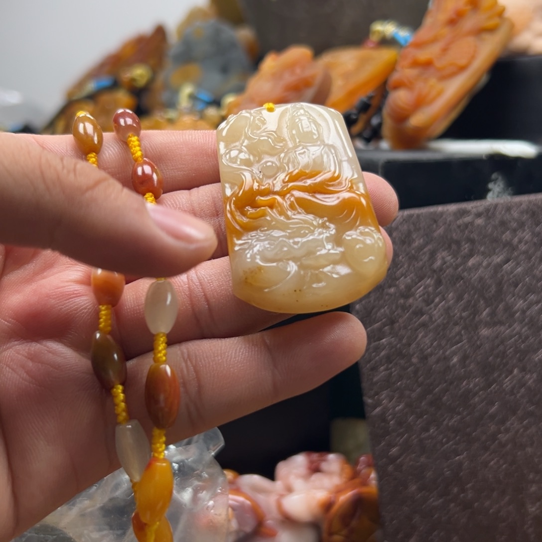 石英质玉（黄龙玉）未镶嵌多选一发货