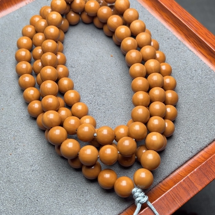 吊坠猴头核桃正圆光珠108