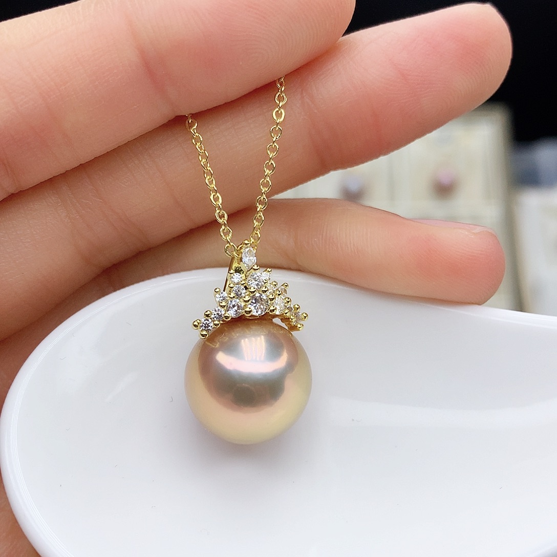 淡水珍珠颈饰合金