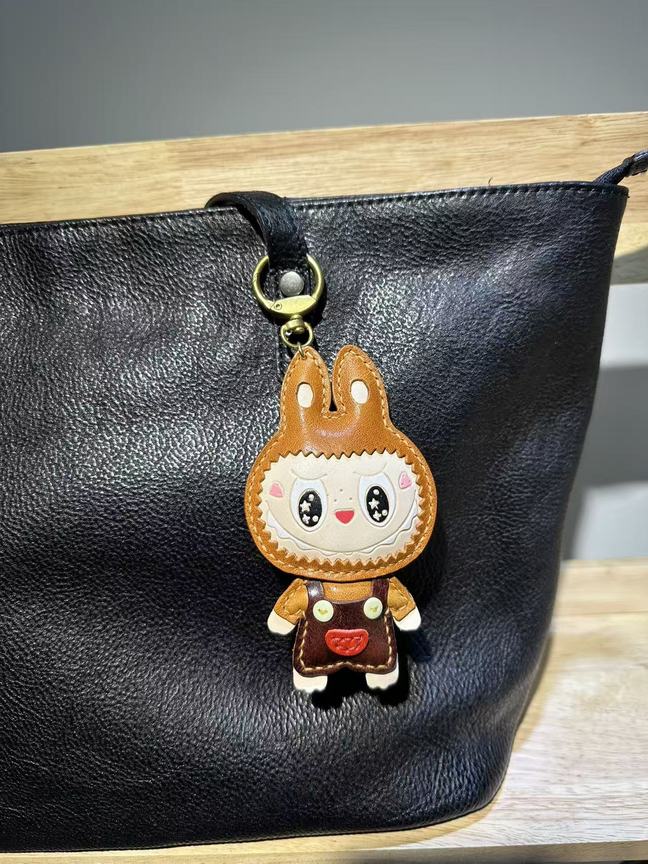 （孤品）古齐皮具头层牛皮包包挂件百搭时尚潮款