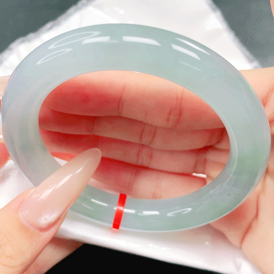 翡翠未镶嵌手镯55