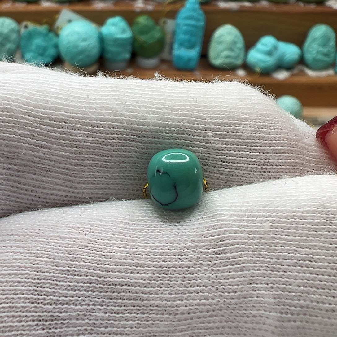 绿松石老型珠 未镶嵌