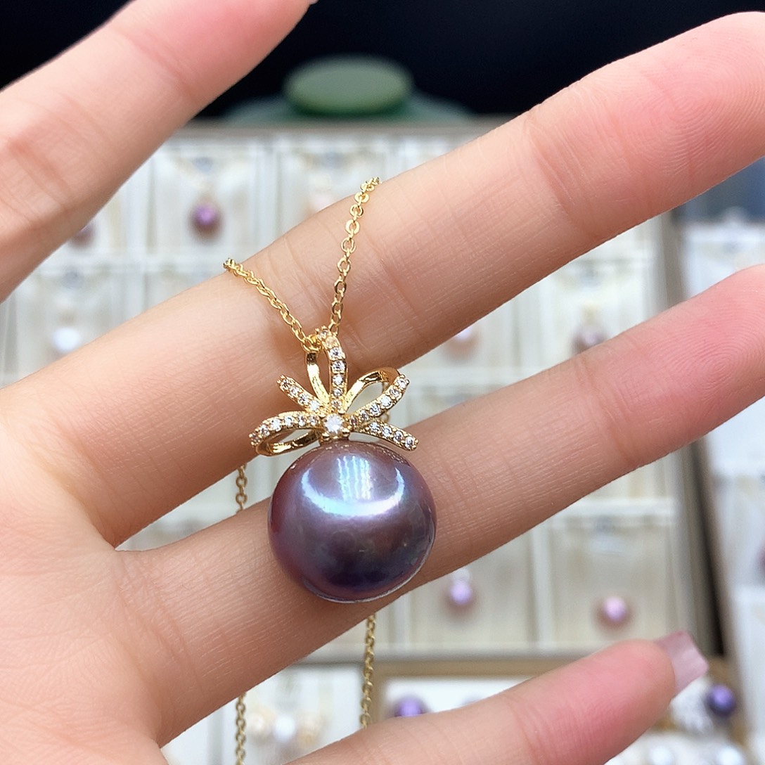 淡水珍珠颈饰合金