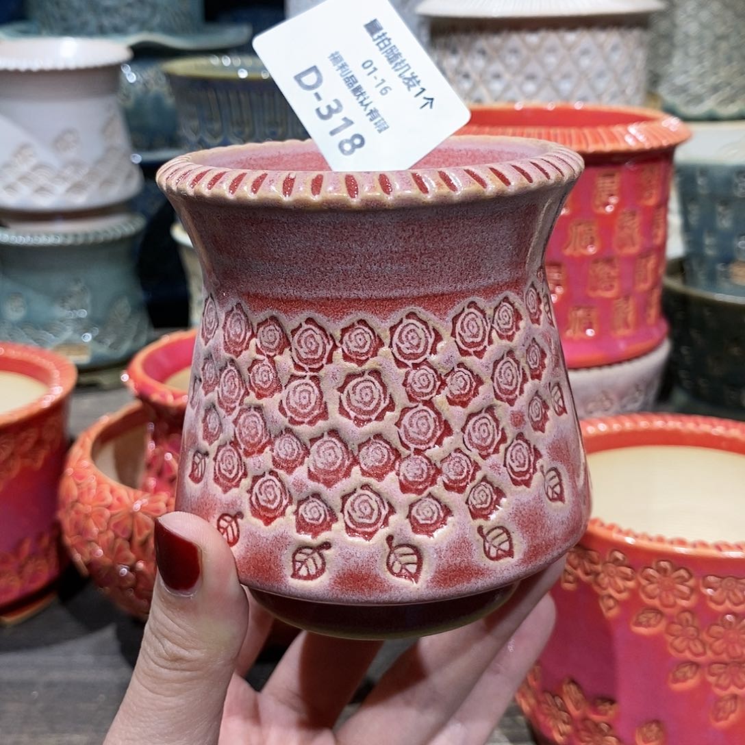 七里烧花盆1-16-318口径6