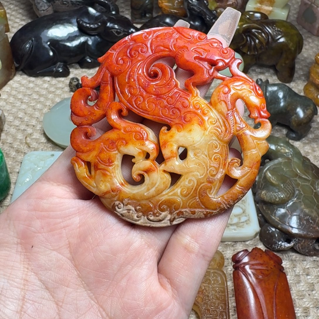 白玉菩提吊坠挂件