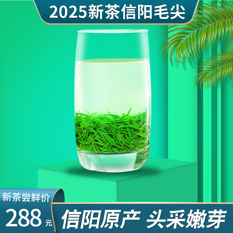 绿茶新茶2025新茶正宗信阳毛尖明前特级嫩芽手工春茶高山云雾茶