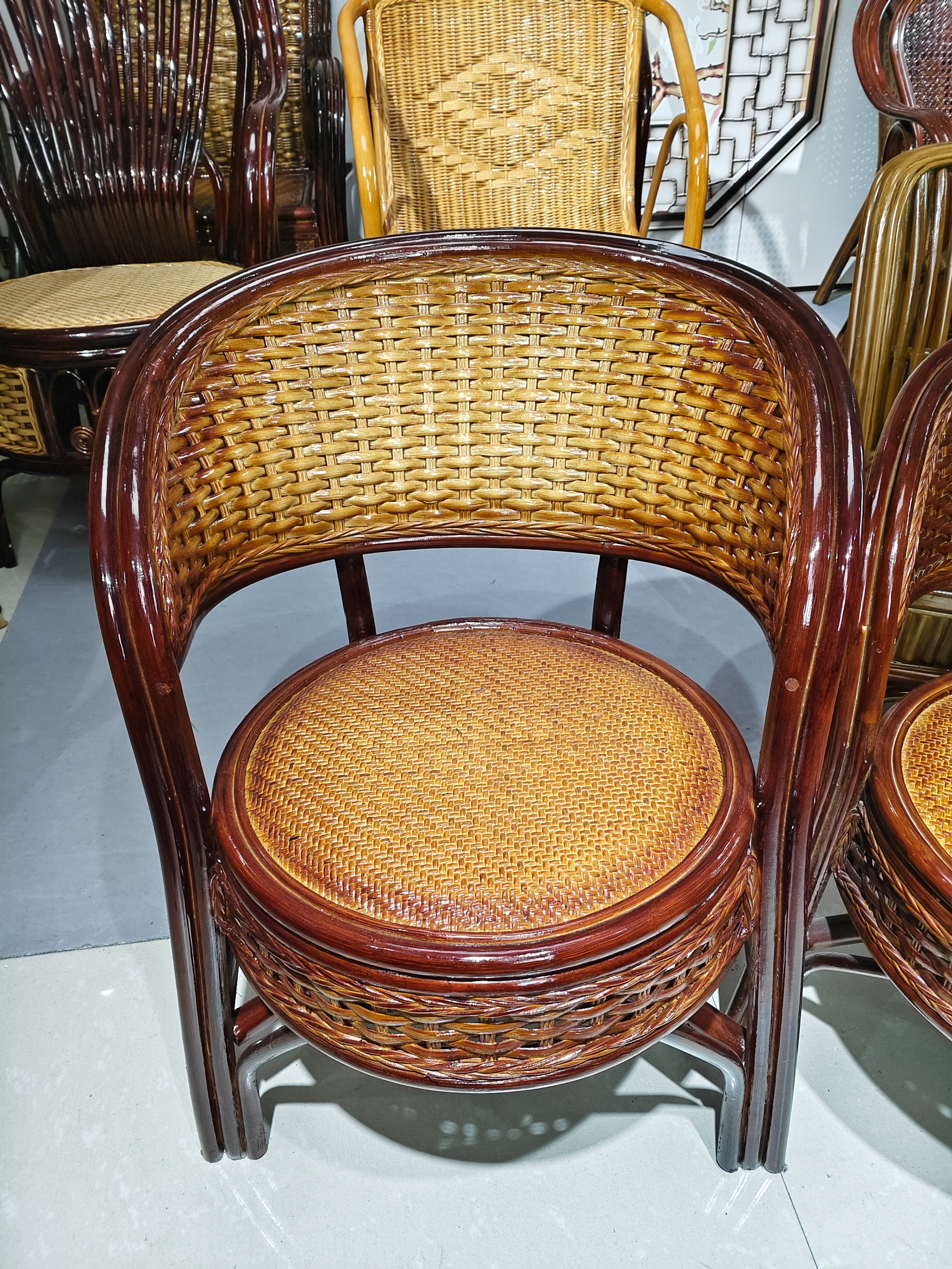 晒太阳双拼小椅子 三件套