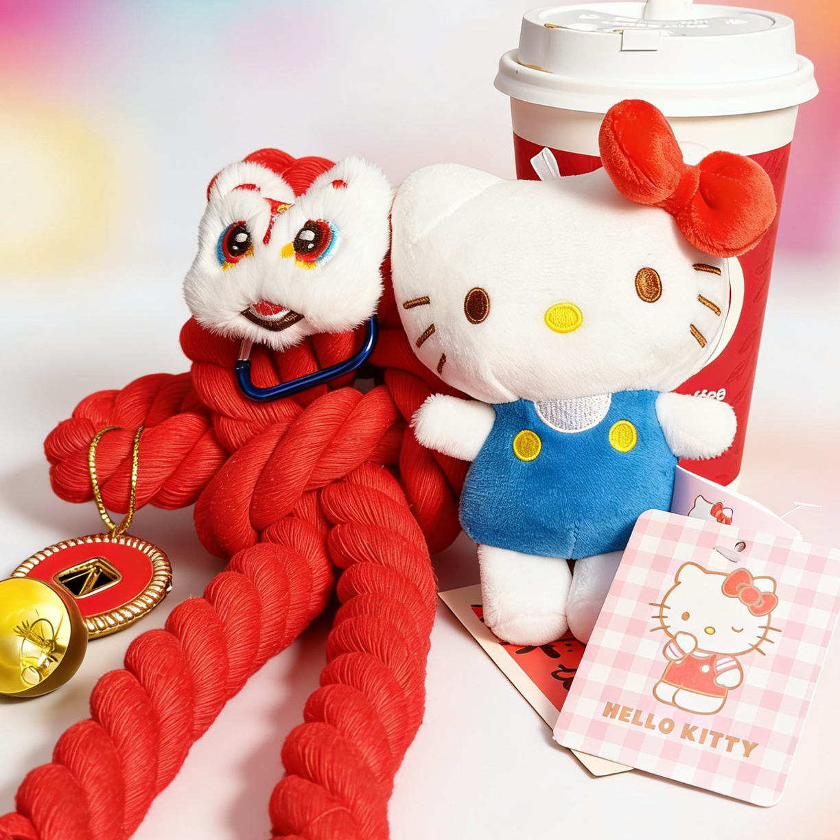 正版hello kt 中国风中国结原创挂件