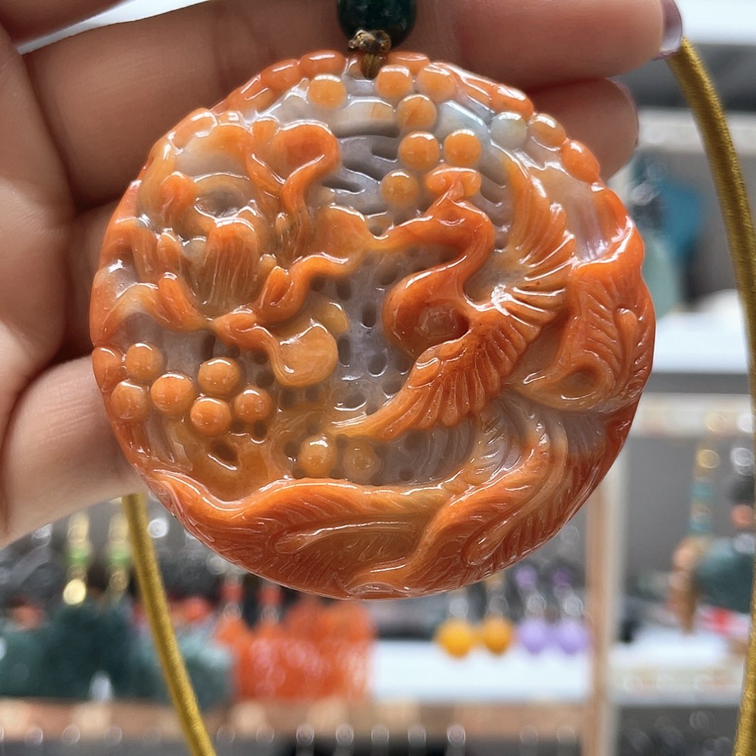 花岗石纯铜锡合金纯铜项链