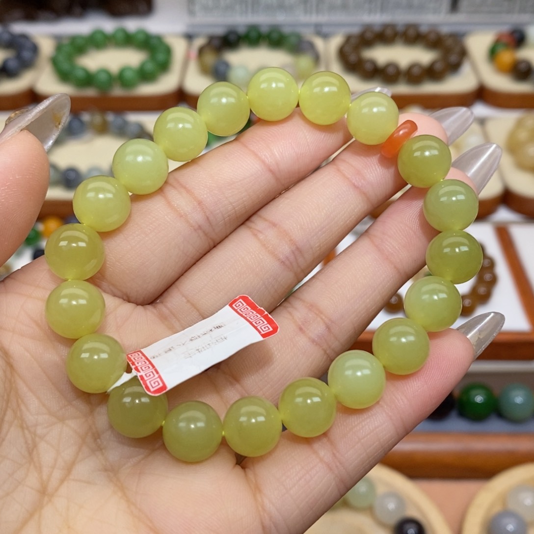 和田玉手串未镶嵌