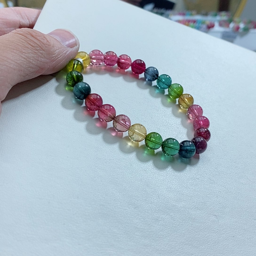 碧玺手链未镶嵌手链