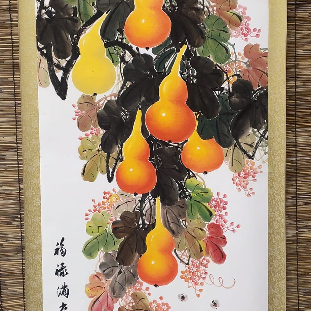 国画老师手笔手绘作品y