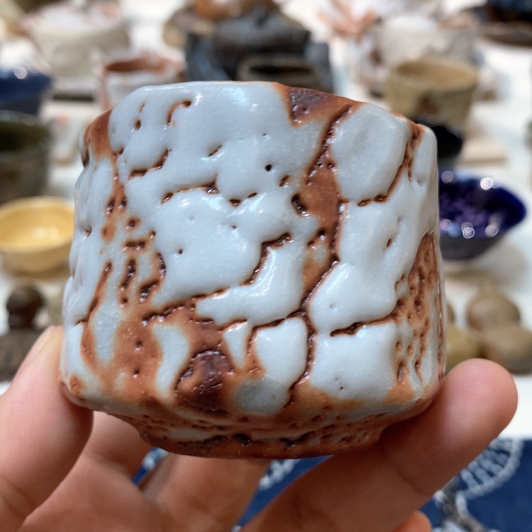 柴烧侘寂粗陶茶具