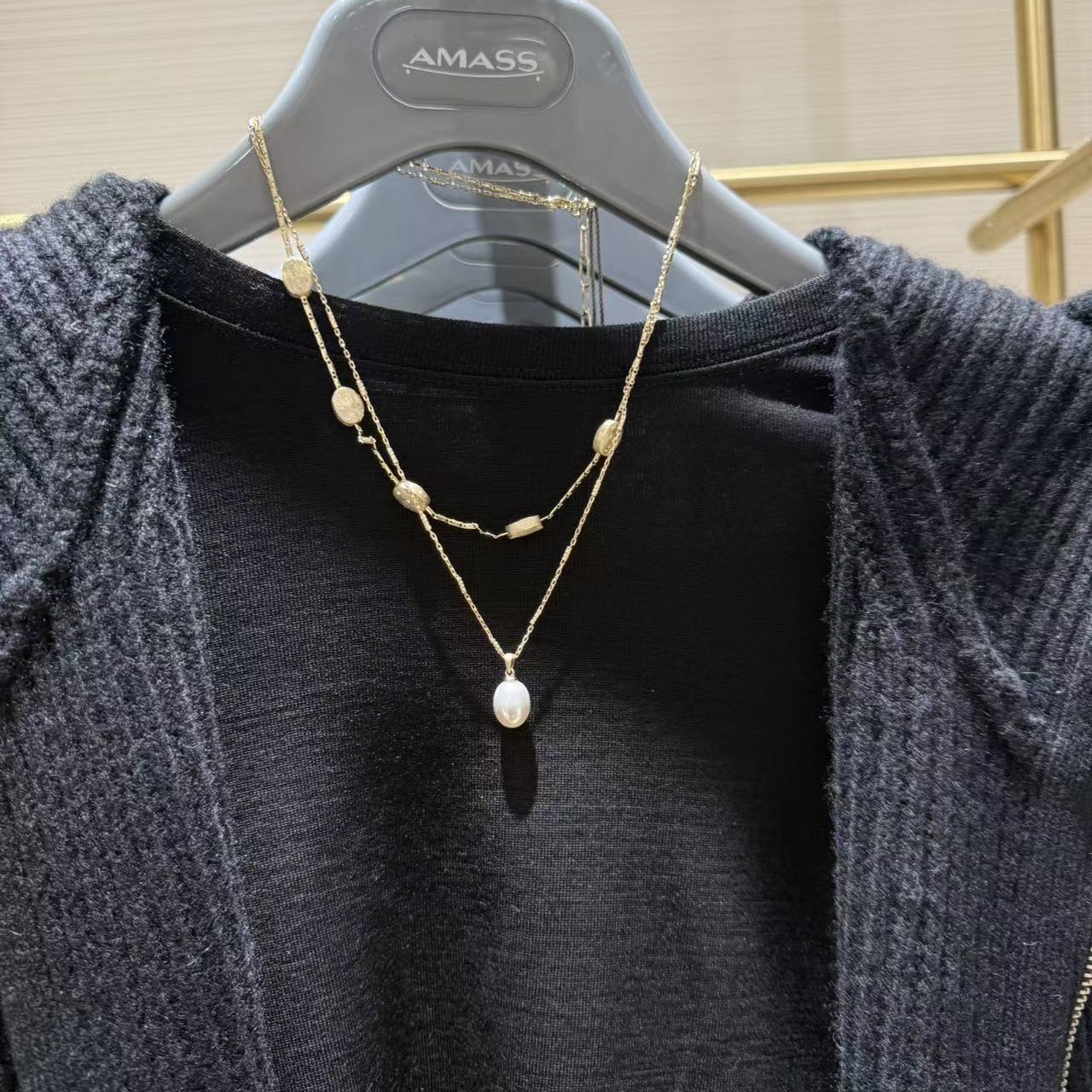 商场同款毛衣配饰590080