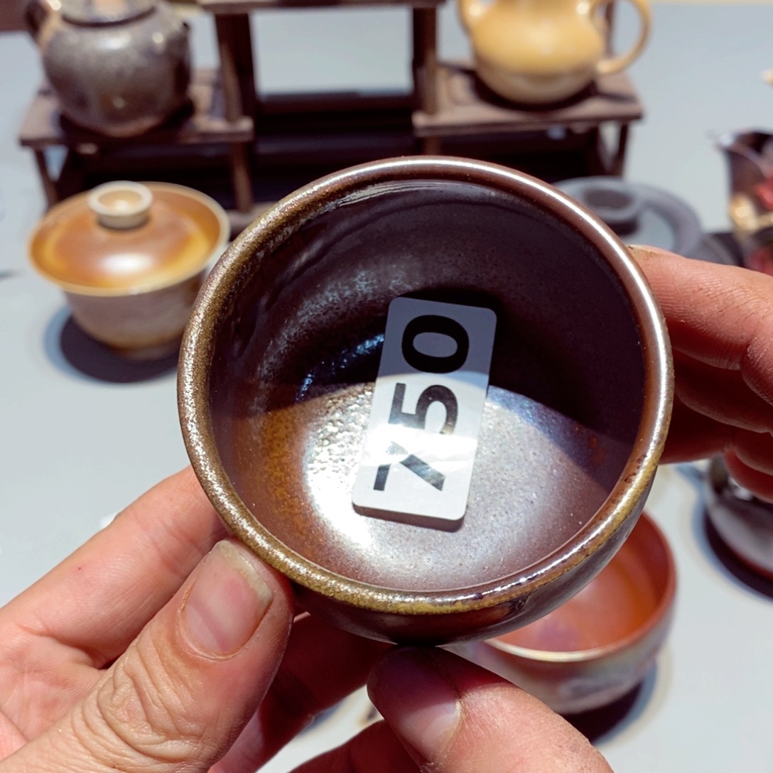 柴烧茶具陶瓷杯子