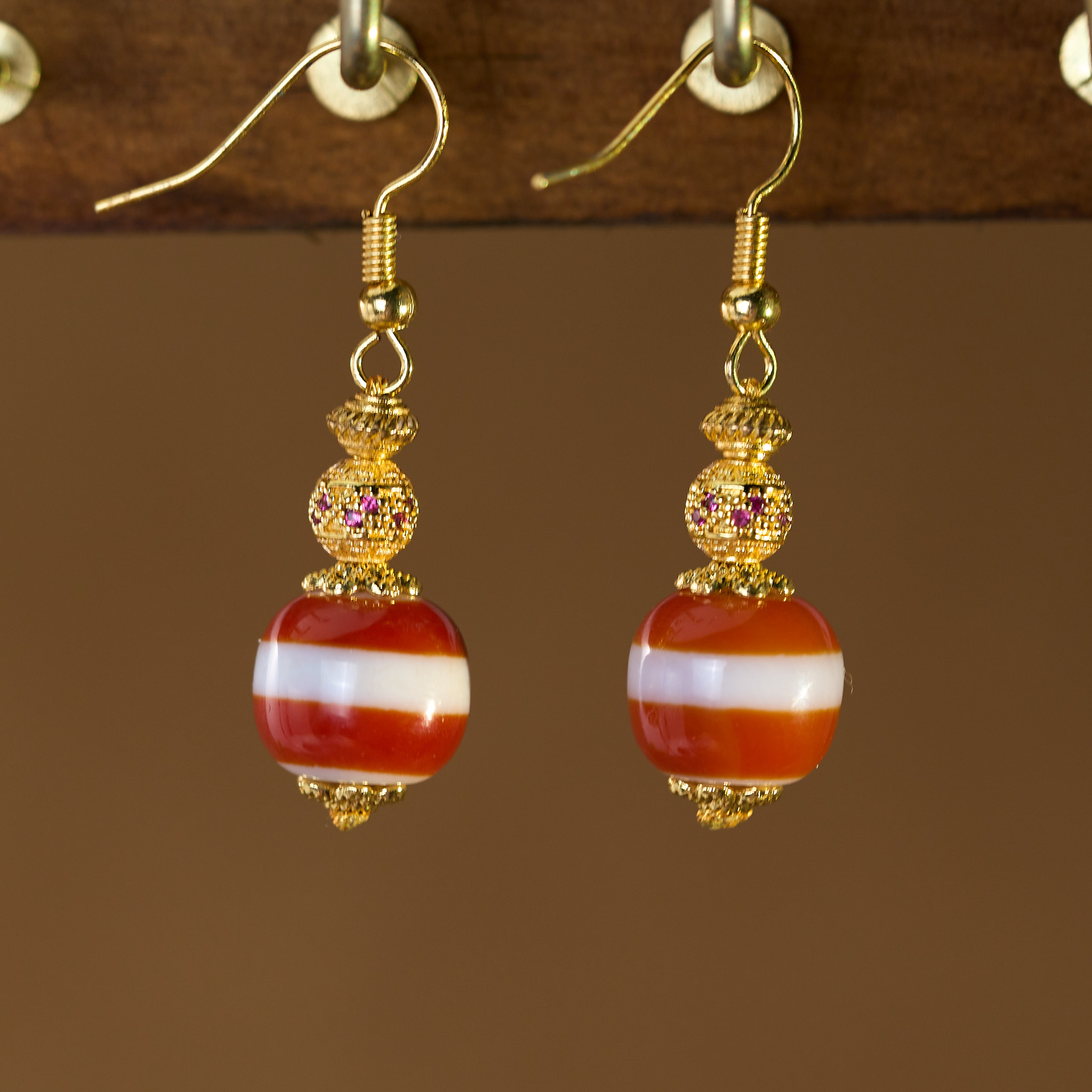 （一芳）红肉 一线药师 耳环