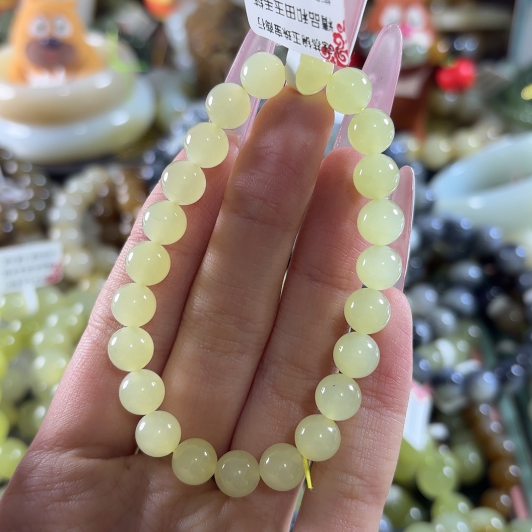 和田玉未镶嵌手链174