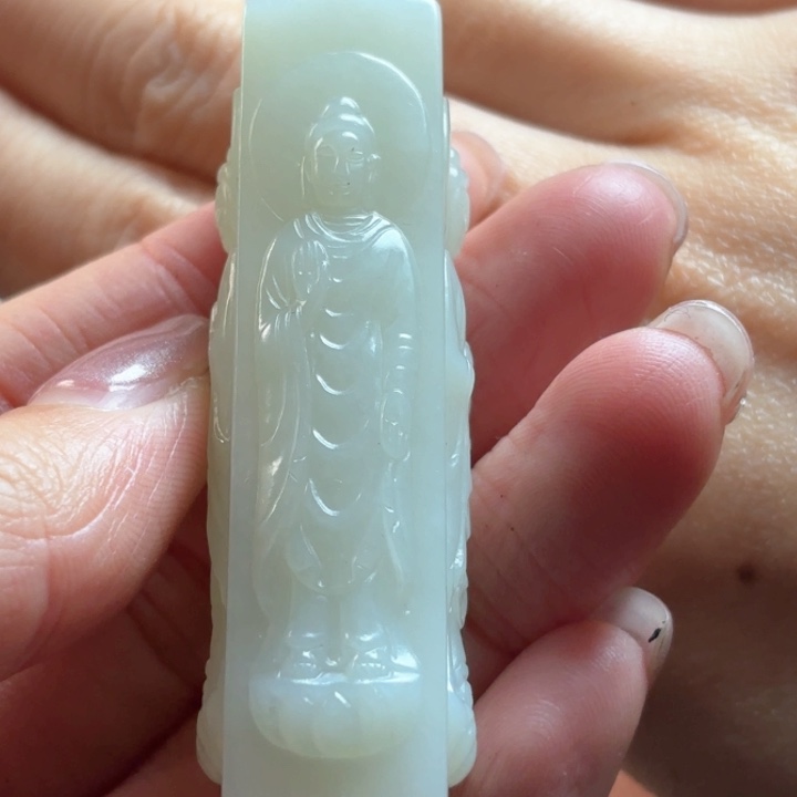 和田玉挂件未镶嵌悟*