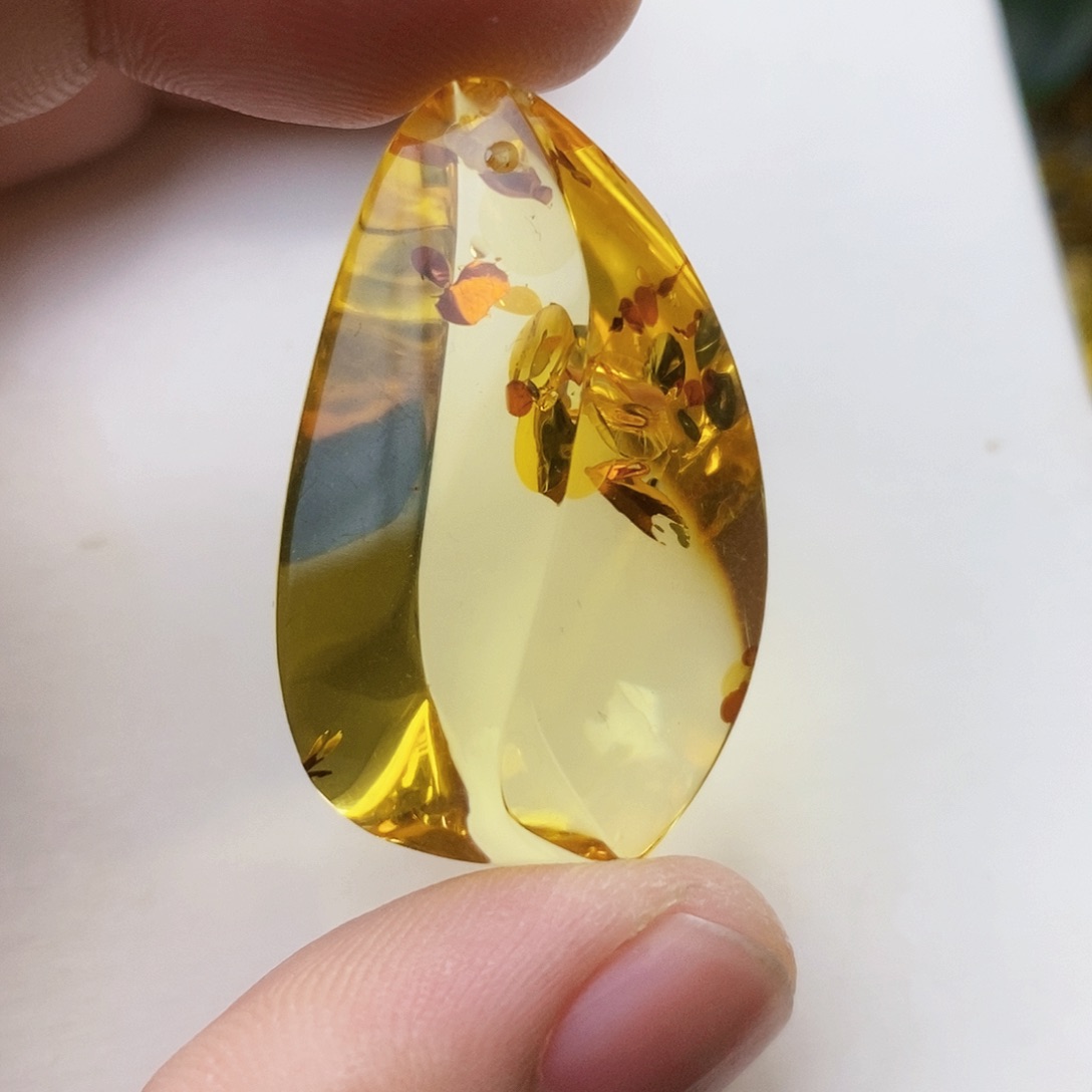 【闪购商品】琥珀（花珀）吊坠(不含链)未镶嵌