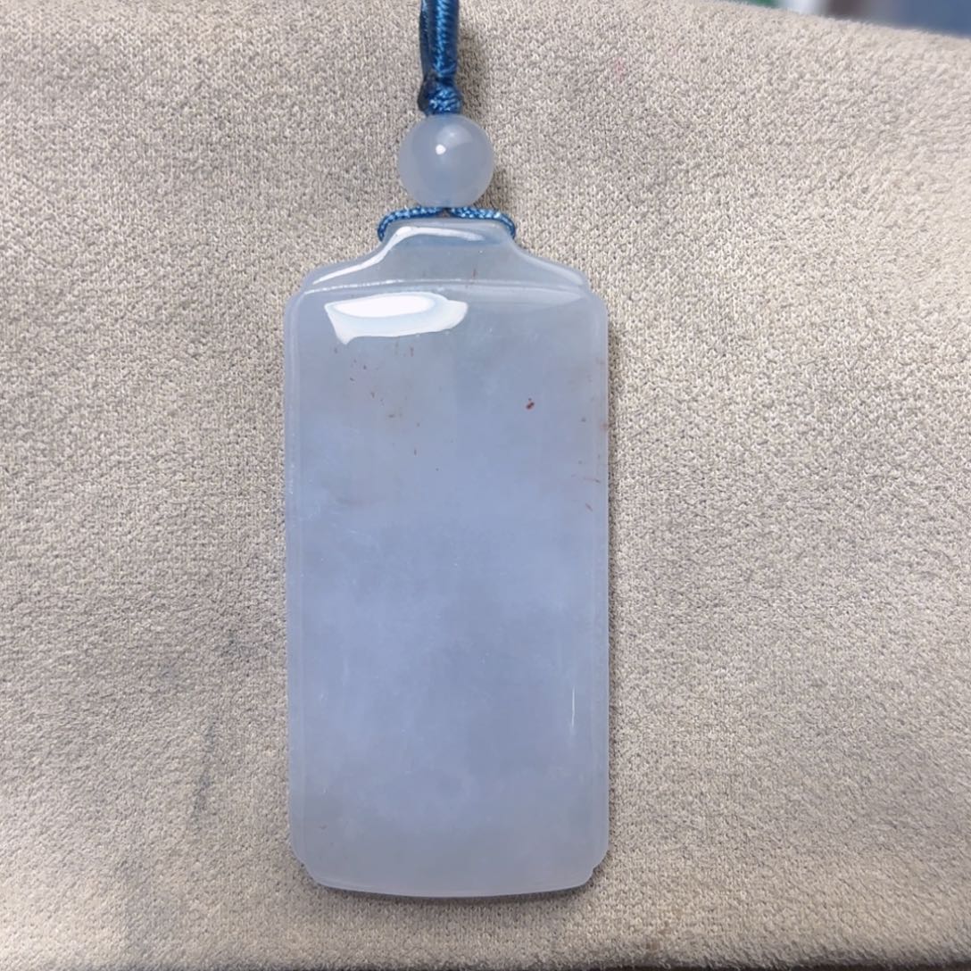 定制翡翠未镶嵌翡翠无事牌