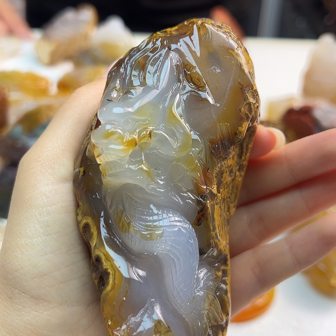 玛瑙/玉髓未镶嵌颈饰