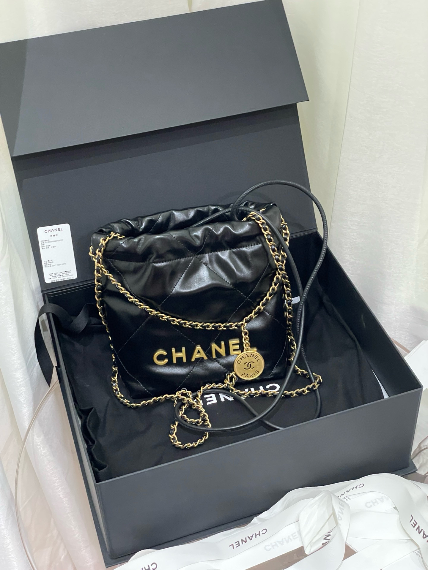 全新未使用 Chanel/香奈儿 Chanel22bagmini迷你奢华手袋