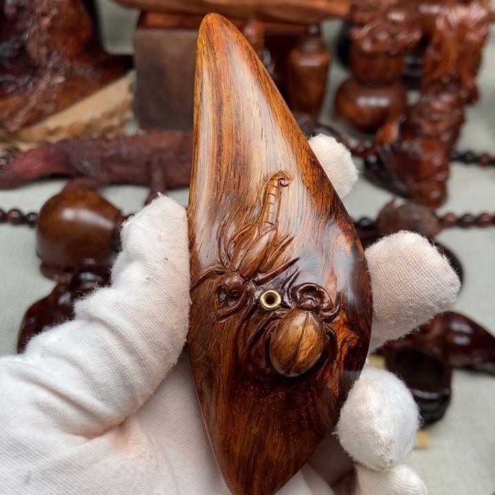 花梨木类端景台富甲香插