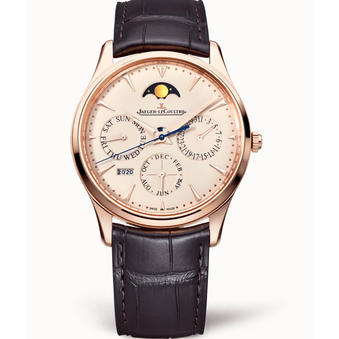 99新 Jaeger-LeCoultre/积家 深圳名典/大师Q1302520/15年全套