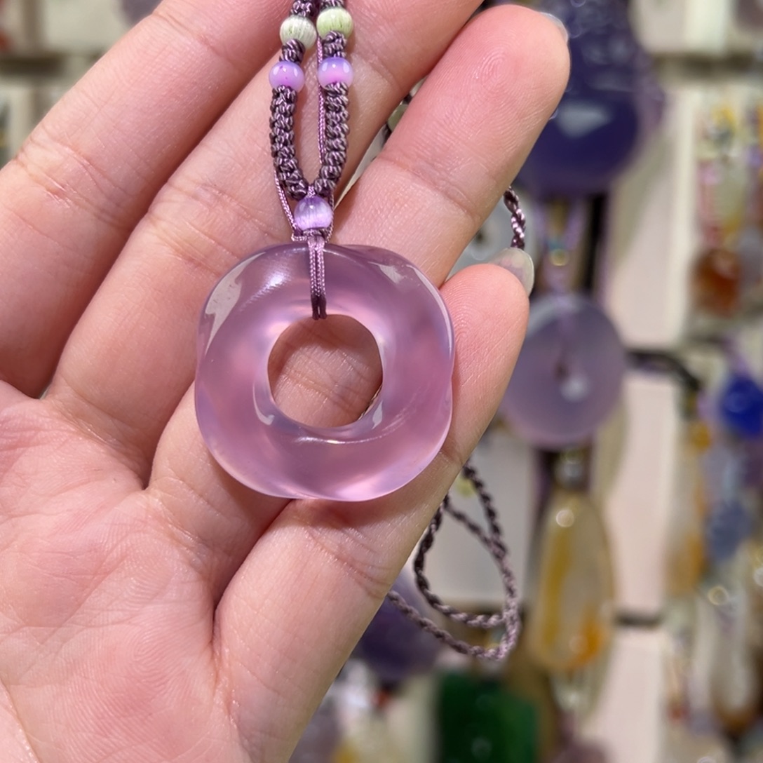 祈****玛瑙/玉髓未镶嵌吊坠(赠链)