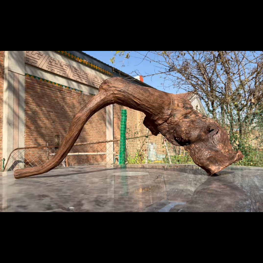 尺寸：85✖️20✖️35，鱼缸造景沉木摆件，紫柚木，秒沉包煮，树桩沉木