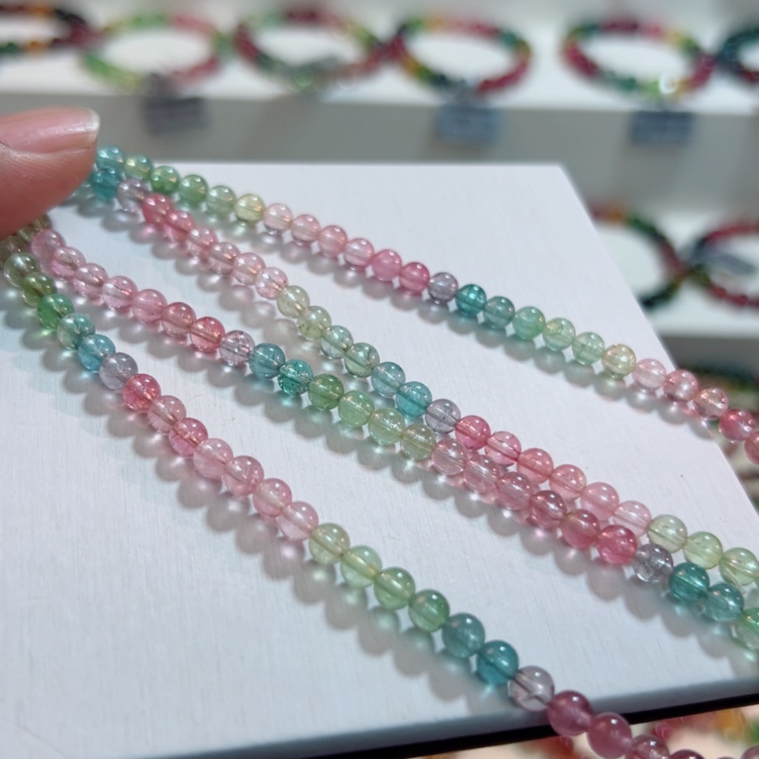 未镶嵌手链碧玺碧玺