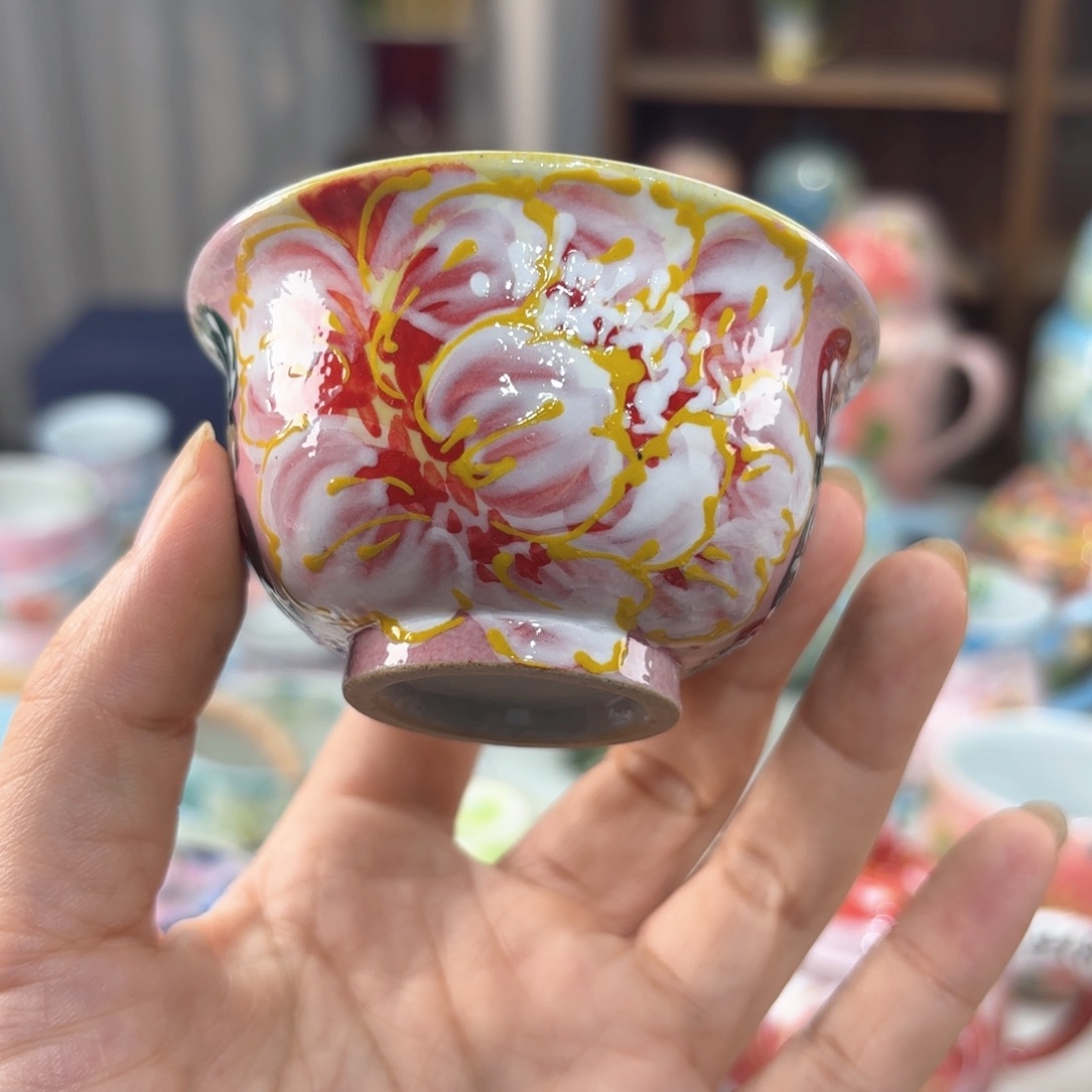 景德镇手绘高温釉下彩陶瓷茶具